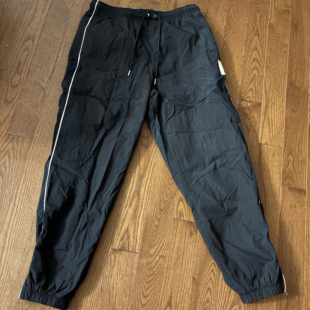 Jordan Black Jogger Pants with Red Jumpman Tag